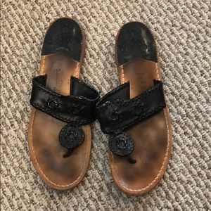 Black Jack Rogers sandals
